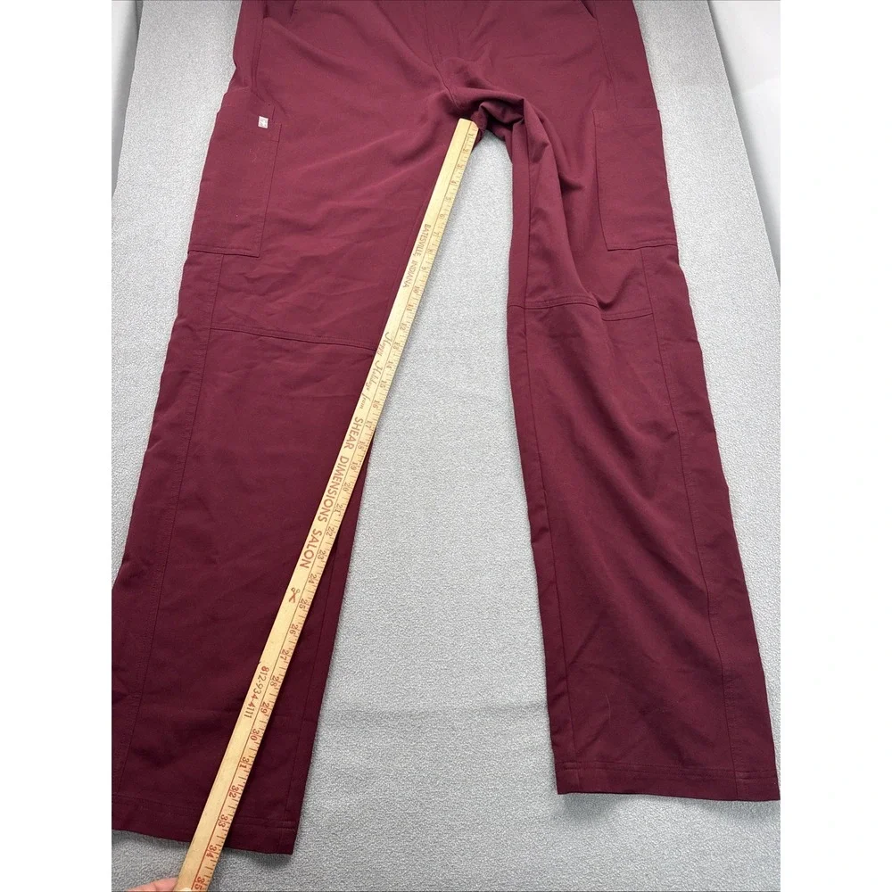 Figs Technical Collection Mens Axim Scrub Pants Size XLarge Dark Red T2001